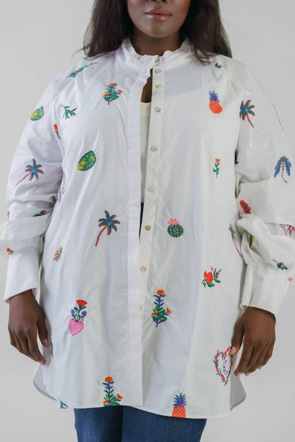 Emily Lovelock - Mona Button Up Shirt - Plus