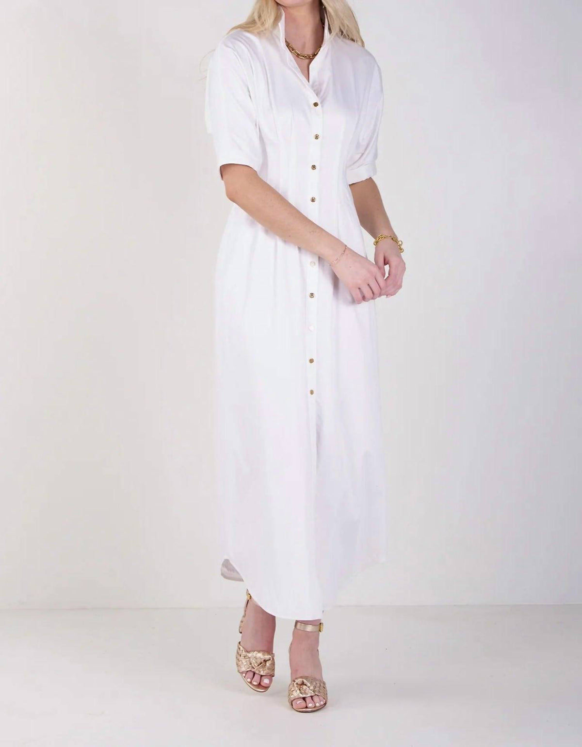 Emily Mccarthy - Georgia Short Dolman Sleeves Dress