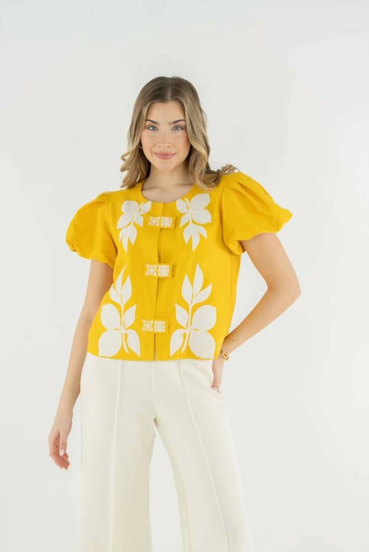 Emily Mccarthy - Isabella Short Sleeve Top