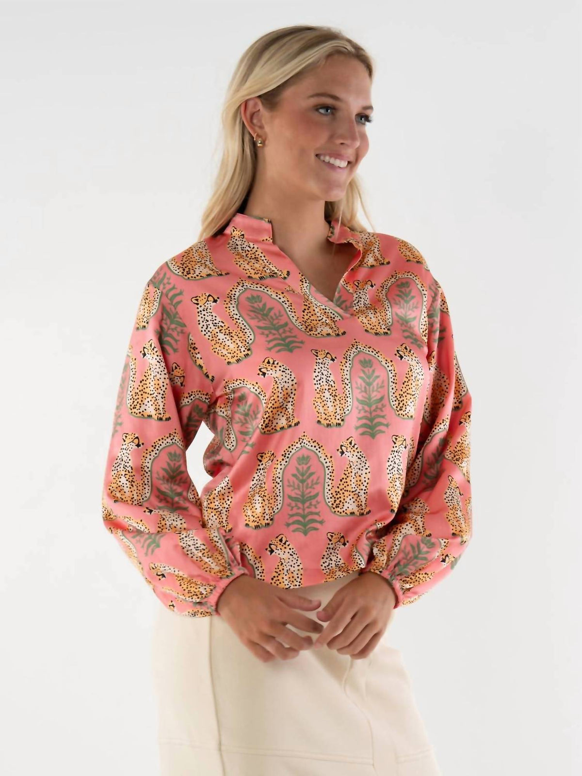 Emily Mccarthy - Lolli Blouson Sleeves Top