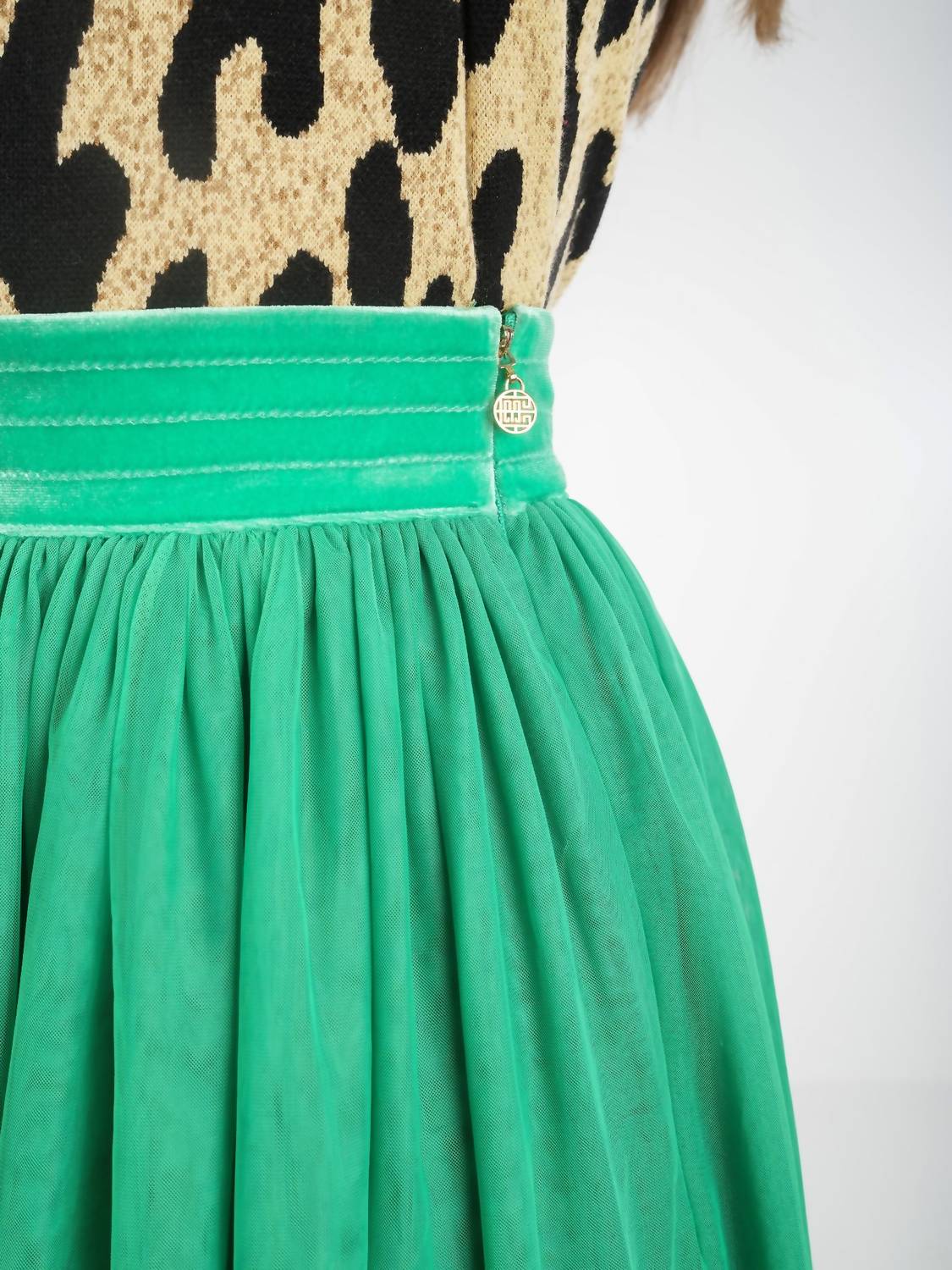 Emily Mccarthy - Misty Maxi Skirt - clothing - green - long - skirts