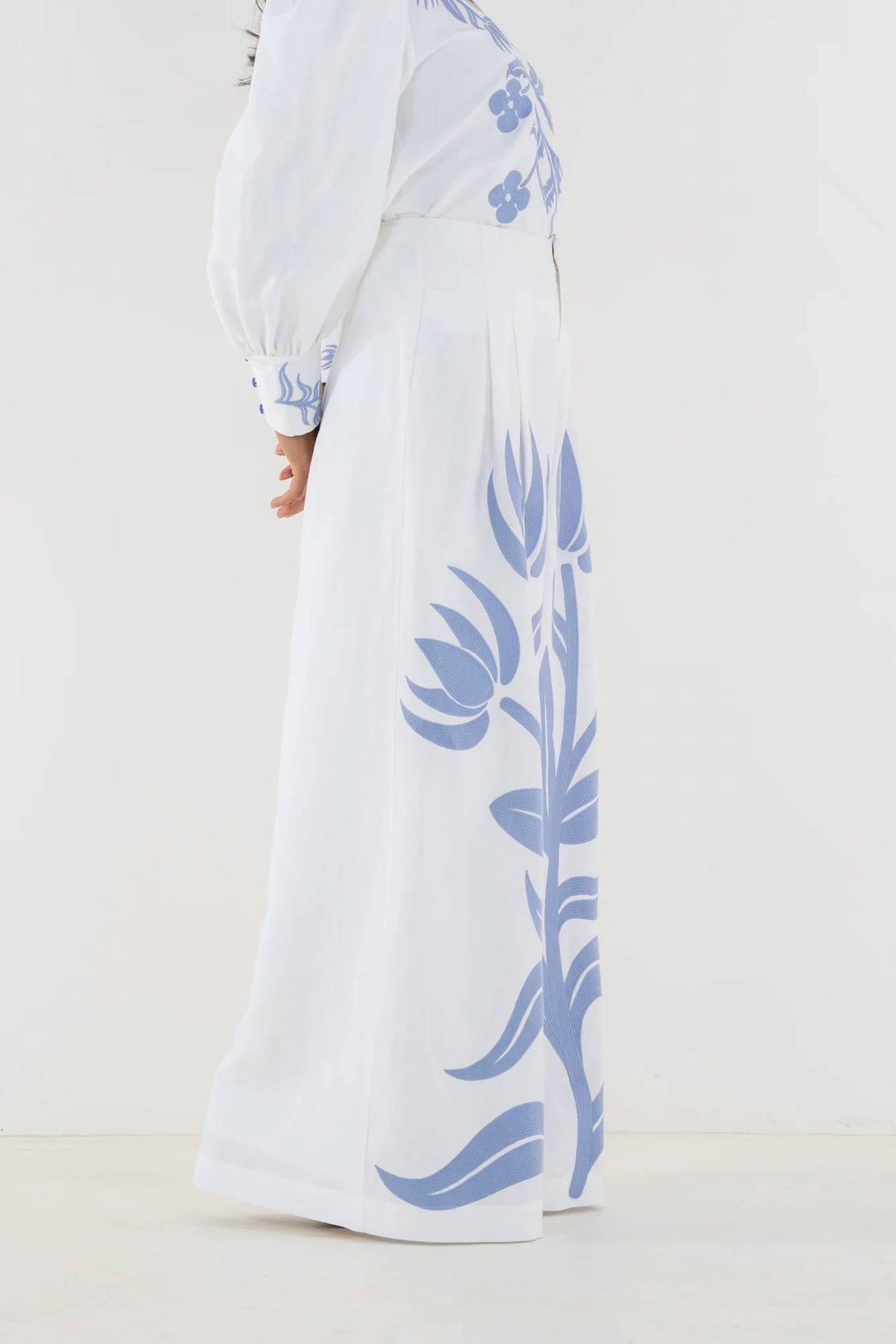 Emily Mccarthy - Paisley Wide Leg Pants