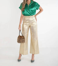 Emily Mccarthy - Poppy Pullover Top - blouses - clothing - green