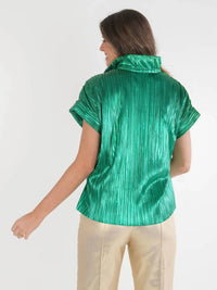 Emily Mccarthy - Poppy Pullover Top - blouses - clothing - green