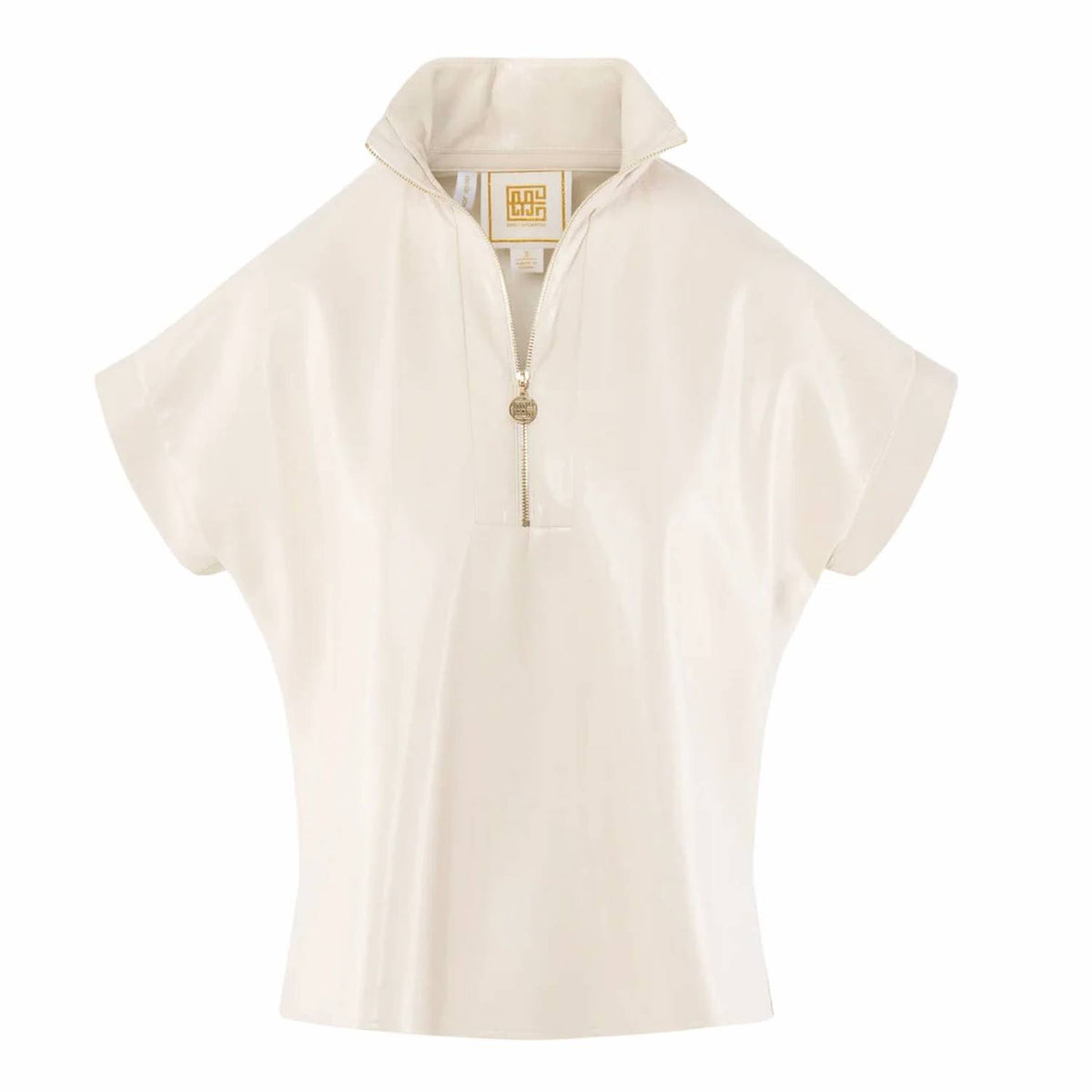 Emily Mccarthy - Poppy Pullover Vegan Leather Top