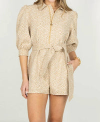 Emily Mccarthy - Rio Puff Sleeves Romper