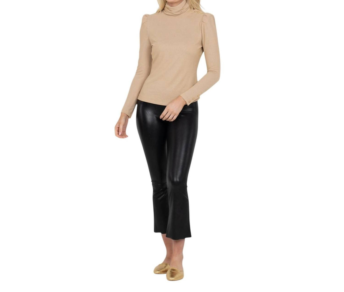 Emily Mccarthy - Tessa Turtleneck Knit Sweater