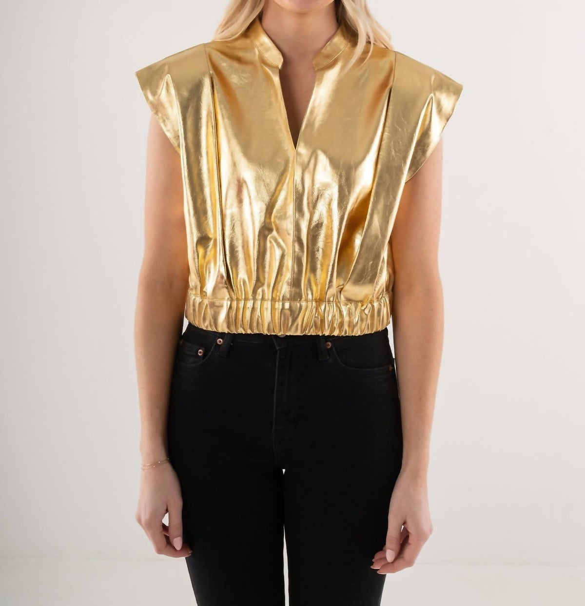Emily Mccarthy - Vegan Leather Evie Top