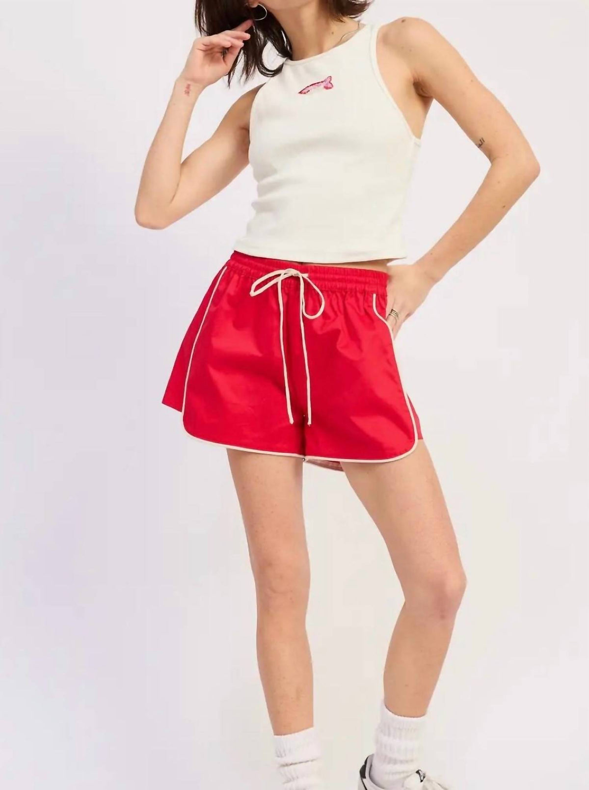 Emory Park - High Rise Poplin Shorts