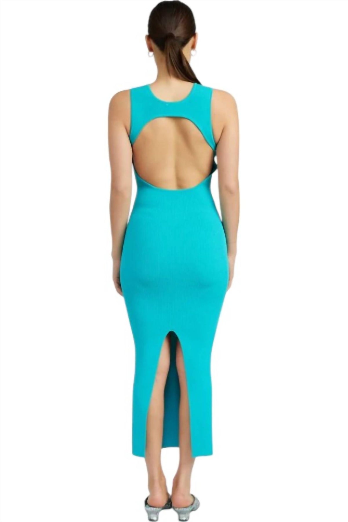 Emory Park - Open Back Knit Maxi Dress