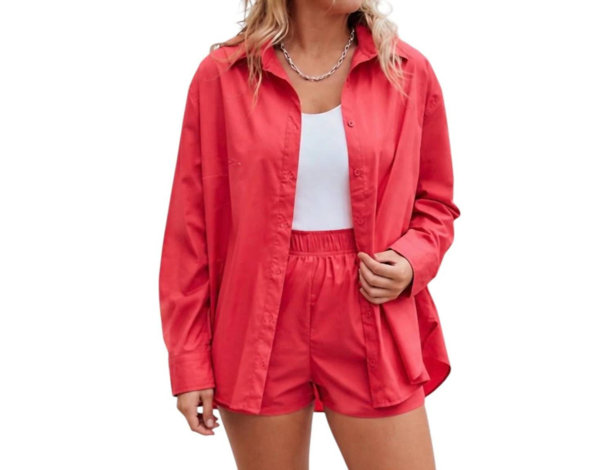 Emory Park - Oversized Button Up Shirt