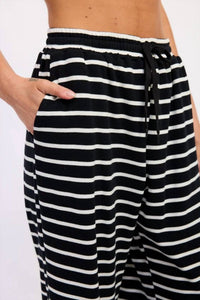 Emory Park - Striped Drawstring Bottom