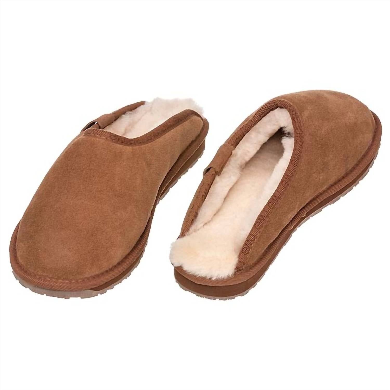 Emu Australia - Women's Buckingham Slipper - brown - shoes - slippers
