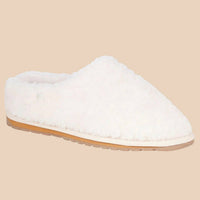 Emu Australia - Women's Joy Teddy Mule Slipper - shoes - slippers - white