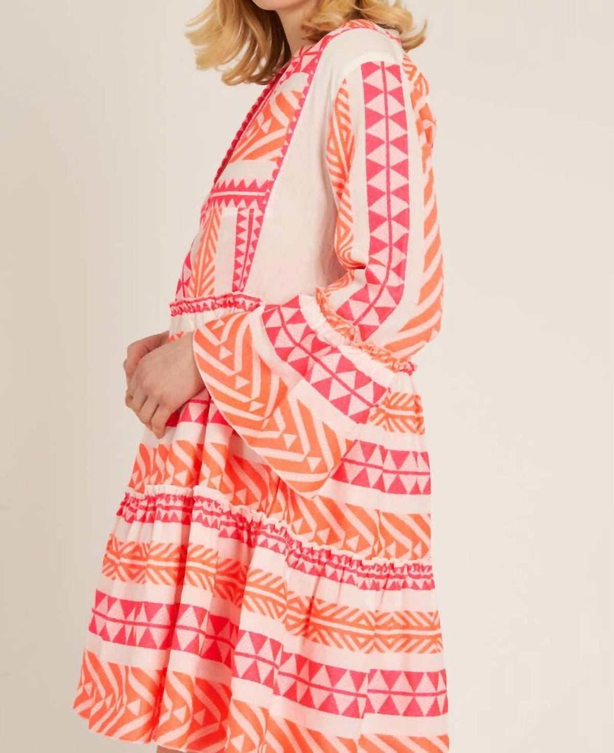 En Creme - Bring On The Sun Embroidered Dress