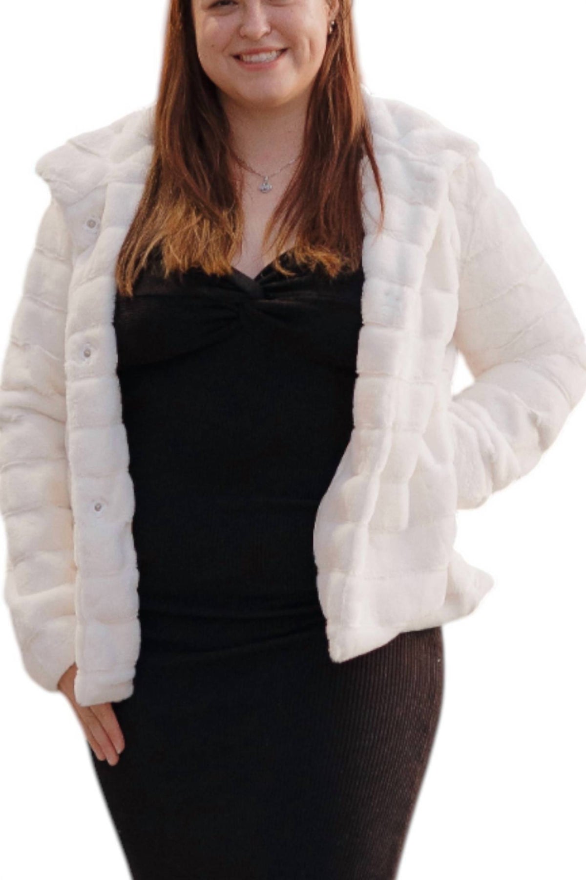 En Creme - Lola Fluffy Coat