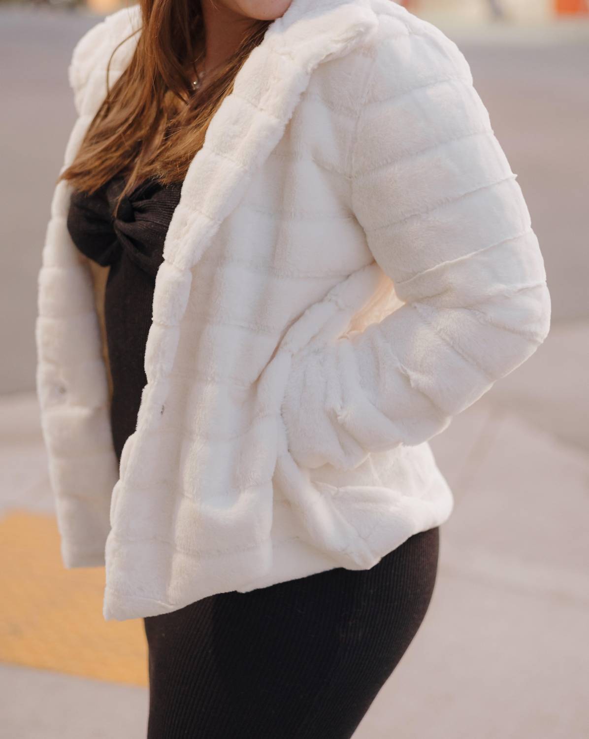 En Creme - Lola Fluffy Coat