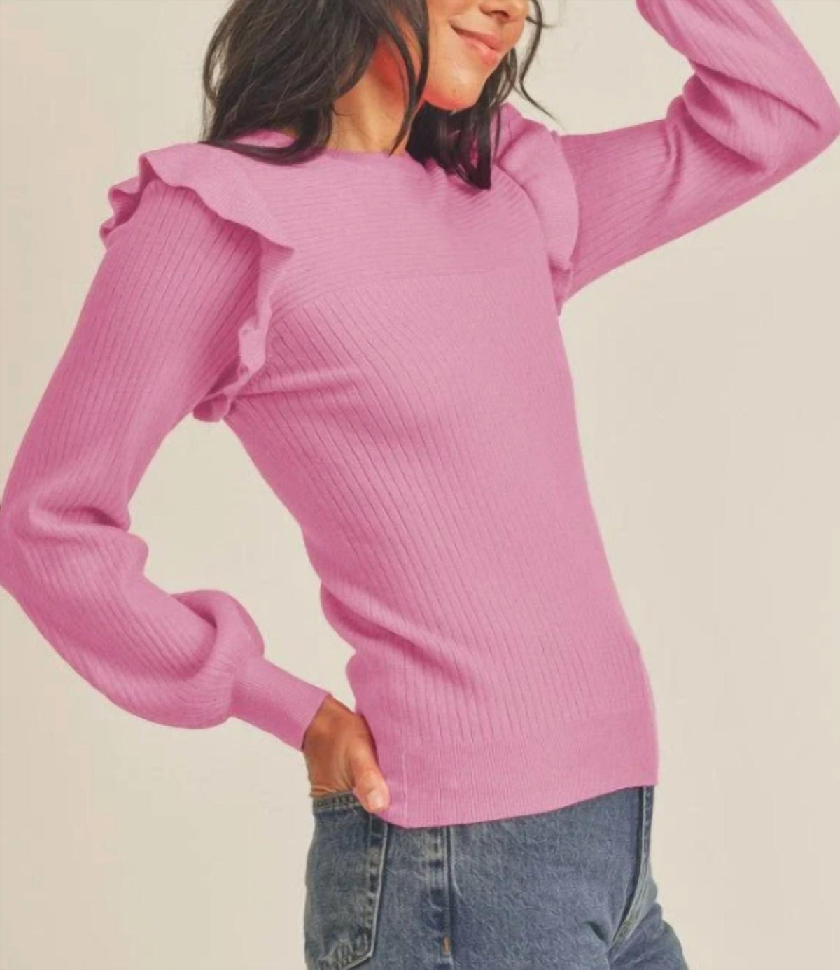 En Merci - Ruffle Sweater