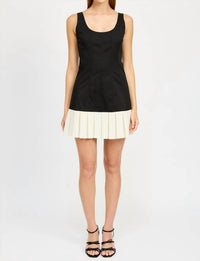 En Saison - Clarisse Fitted Mini Dress - black - clothing - dresses
