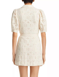 En Saison - Cordelia Mini Dress - beige - clothing - dresses
