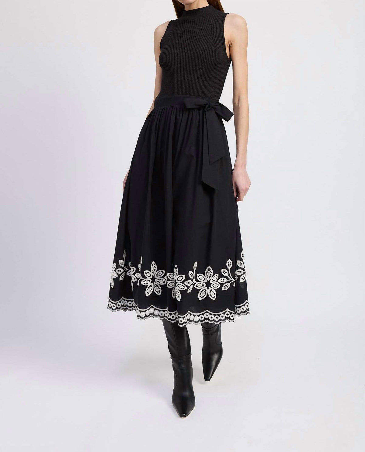 En Saison - Isidora Mixed Media Dress