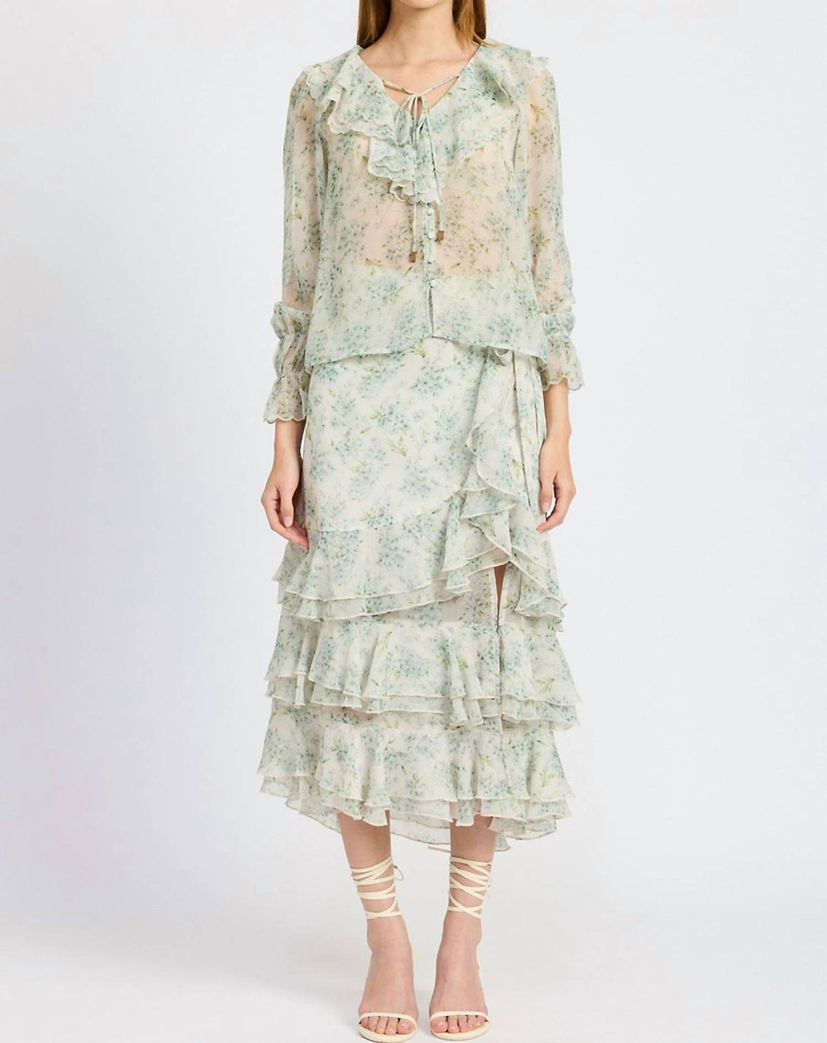 En Saison - Marlene Button Front Blouse