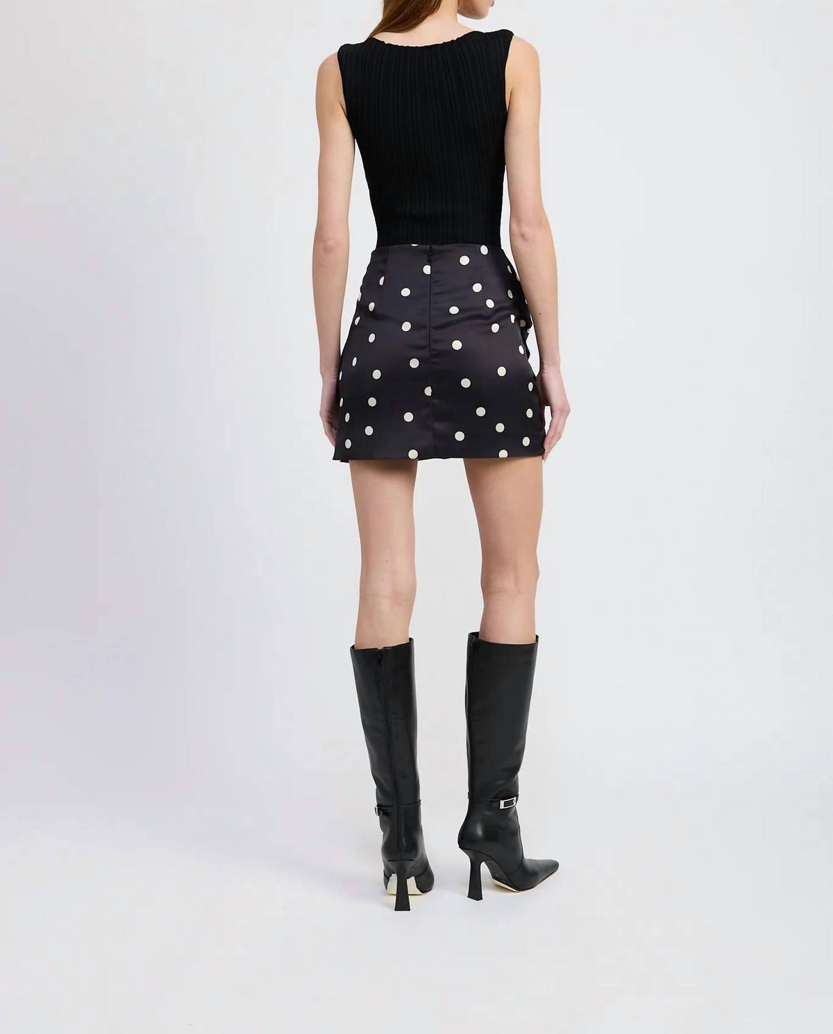 En Saison - Polka Dot Mini Skirt