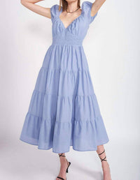 En Saison - Puff Sleeve Dress