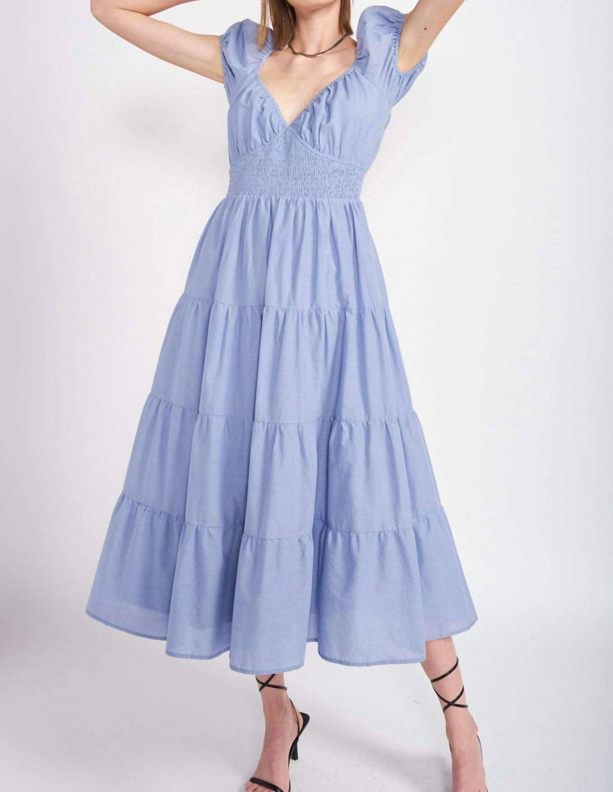 En Saison - Puff Sleeve Dress