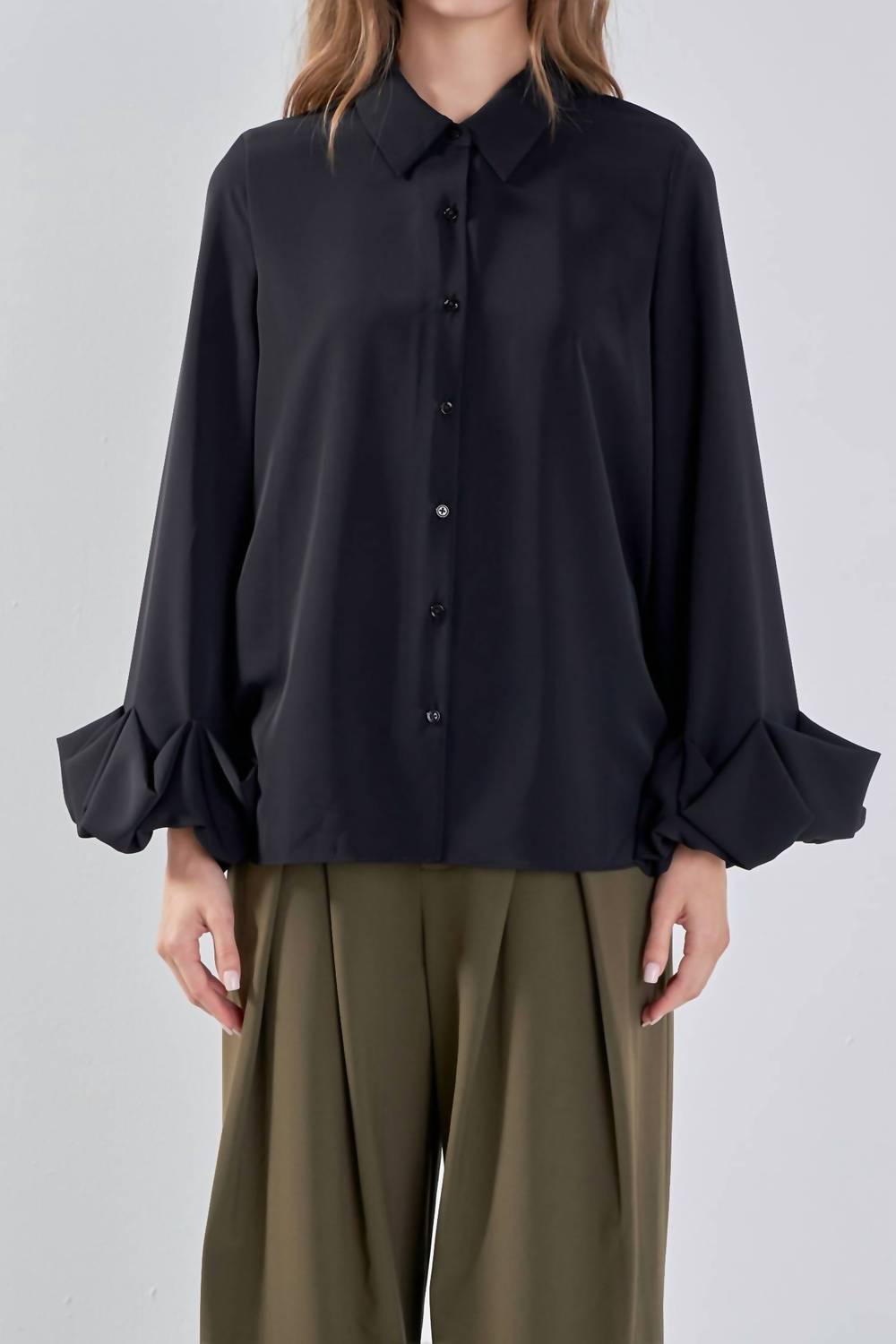 Endless Rose - Bubble Accent Shirt