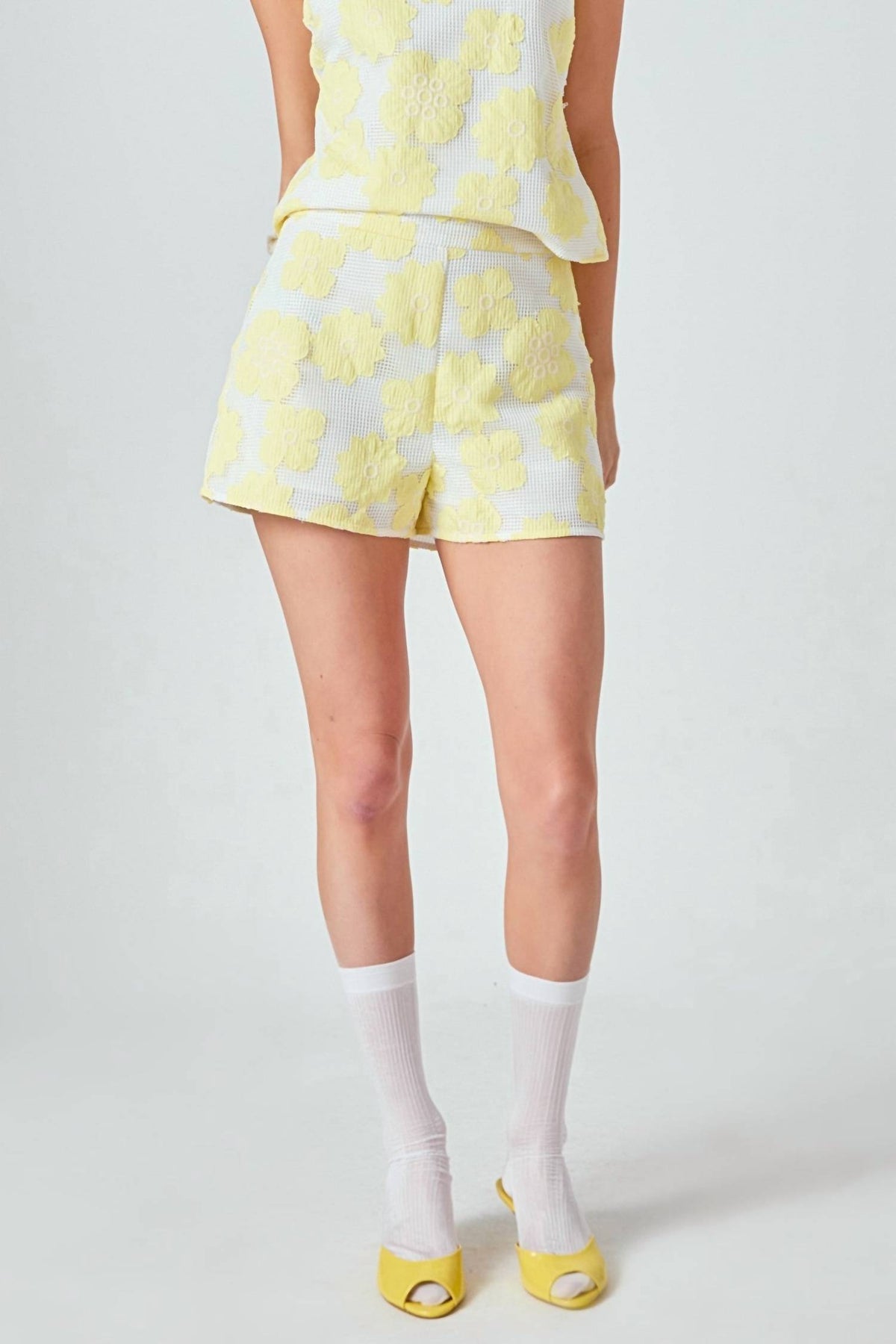 Endless Rose - Floral Net Shorts