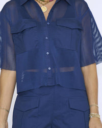 Endless Rose - Mesh Net Top With Pockets