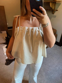 Endless Rose - Pearl Linen Tank