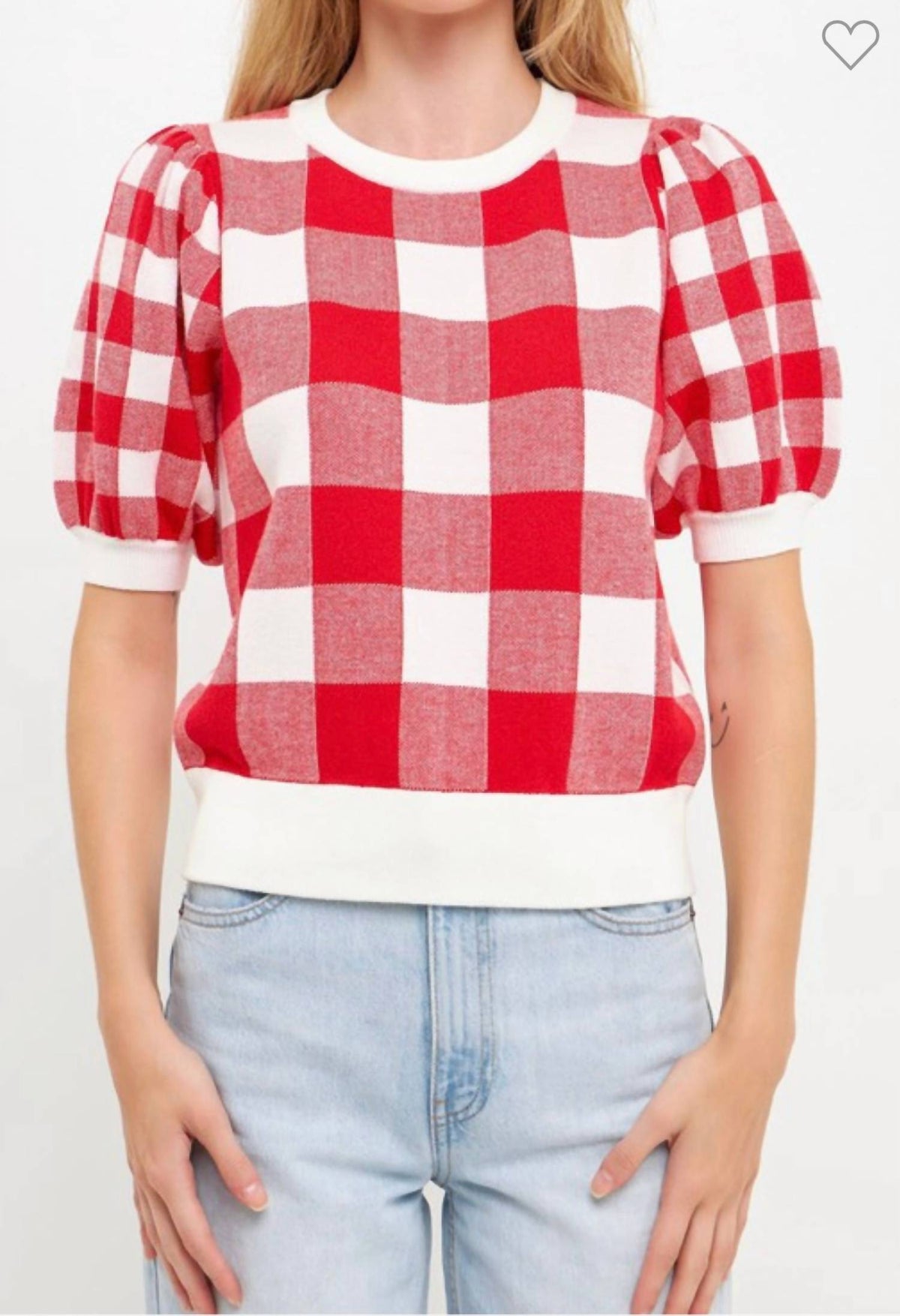 Endless Rose - Puffy Sleeve Top