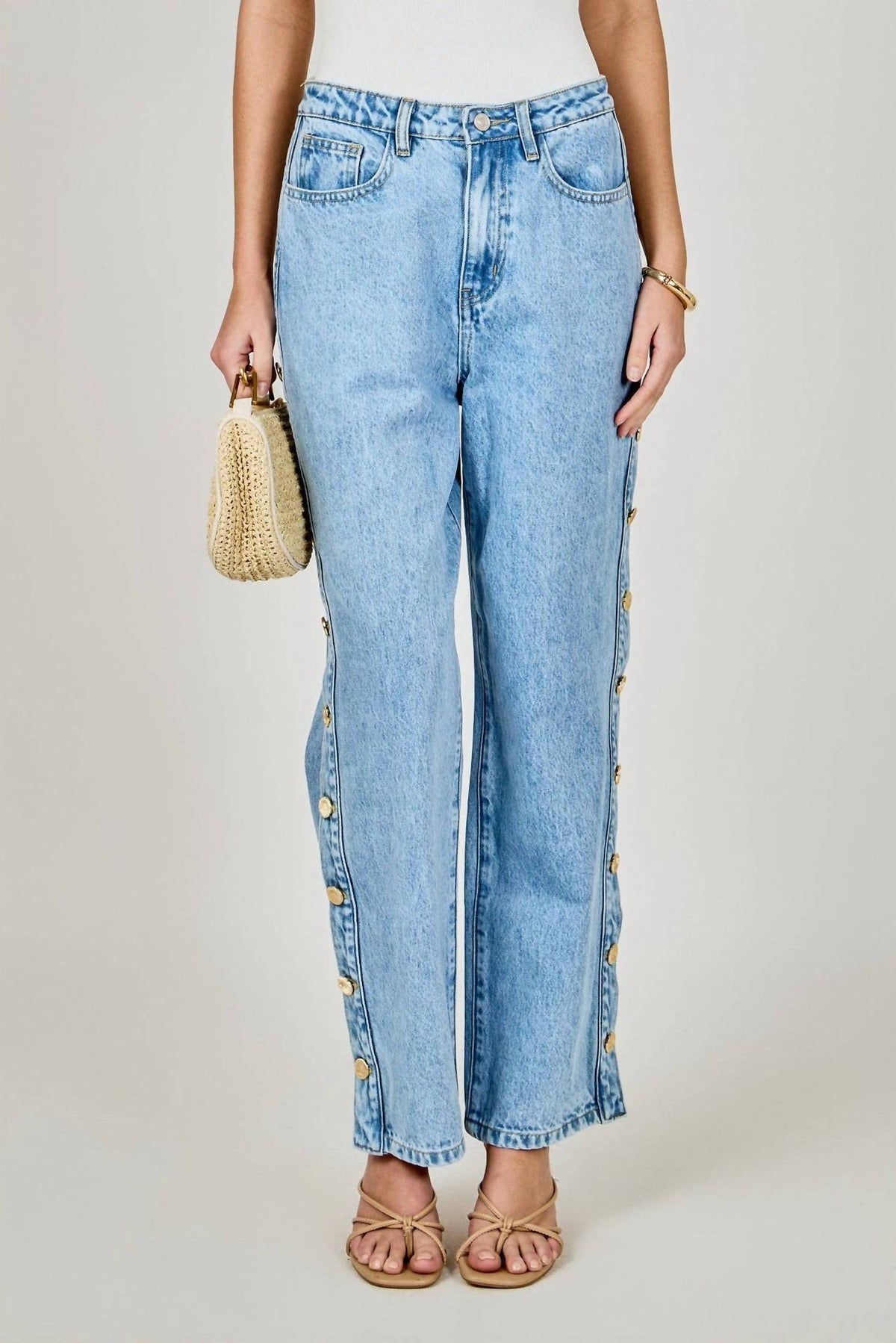 Endless Rose - The Saylor Side Buttoned Jeans