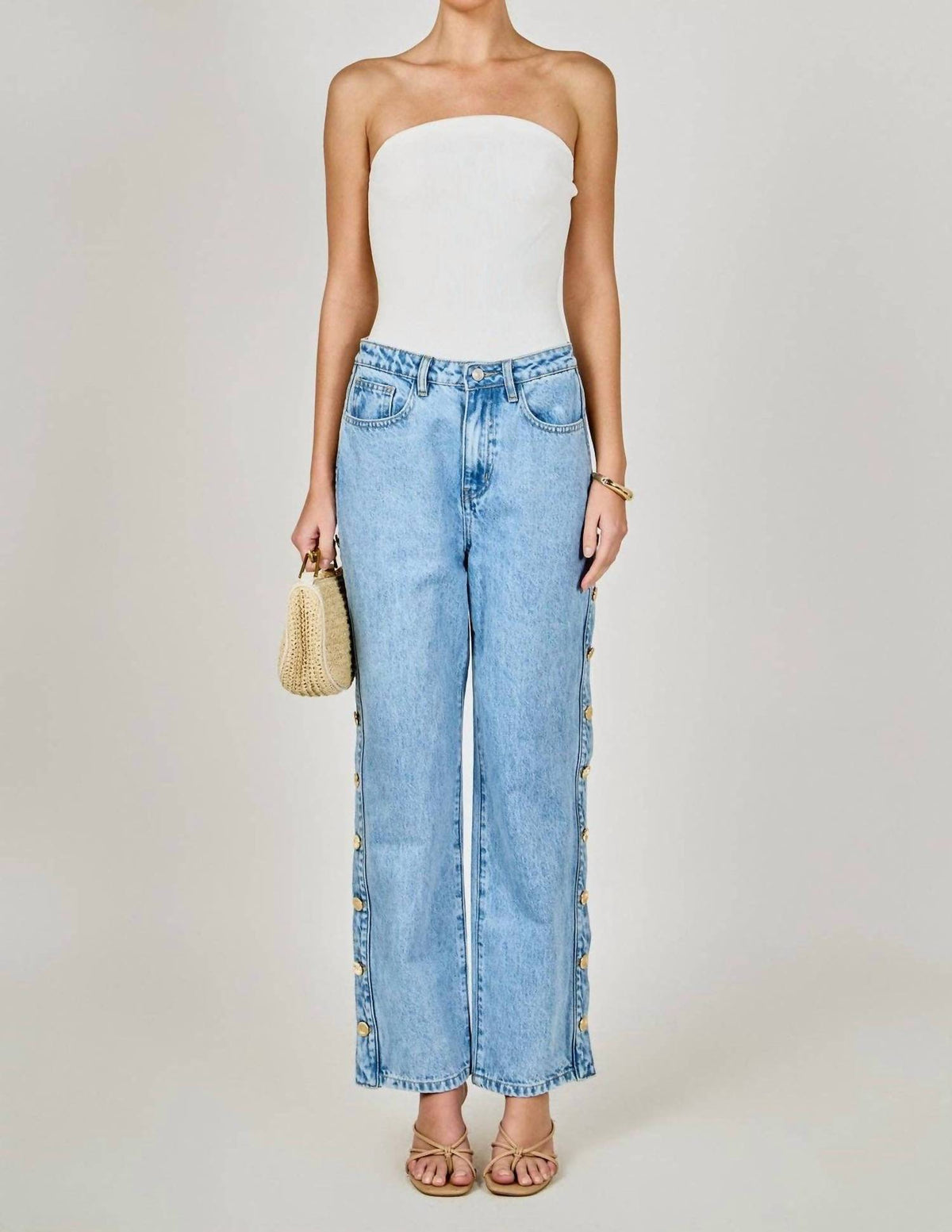 Endless Rose - The Saylor Side Buttoned Jeans