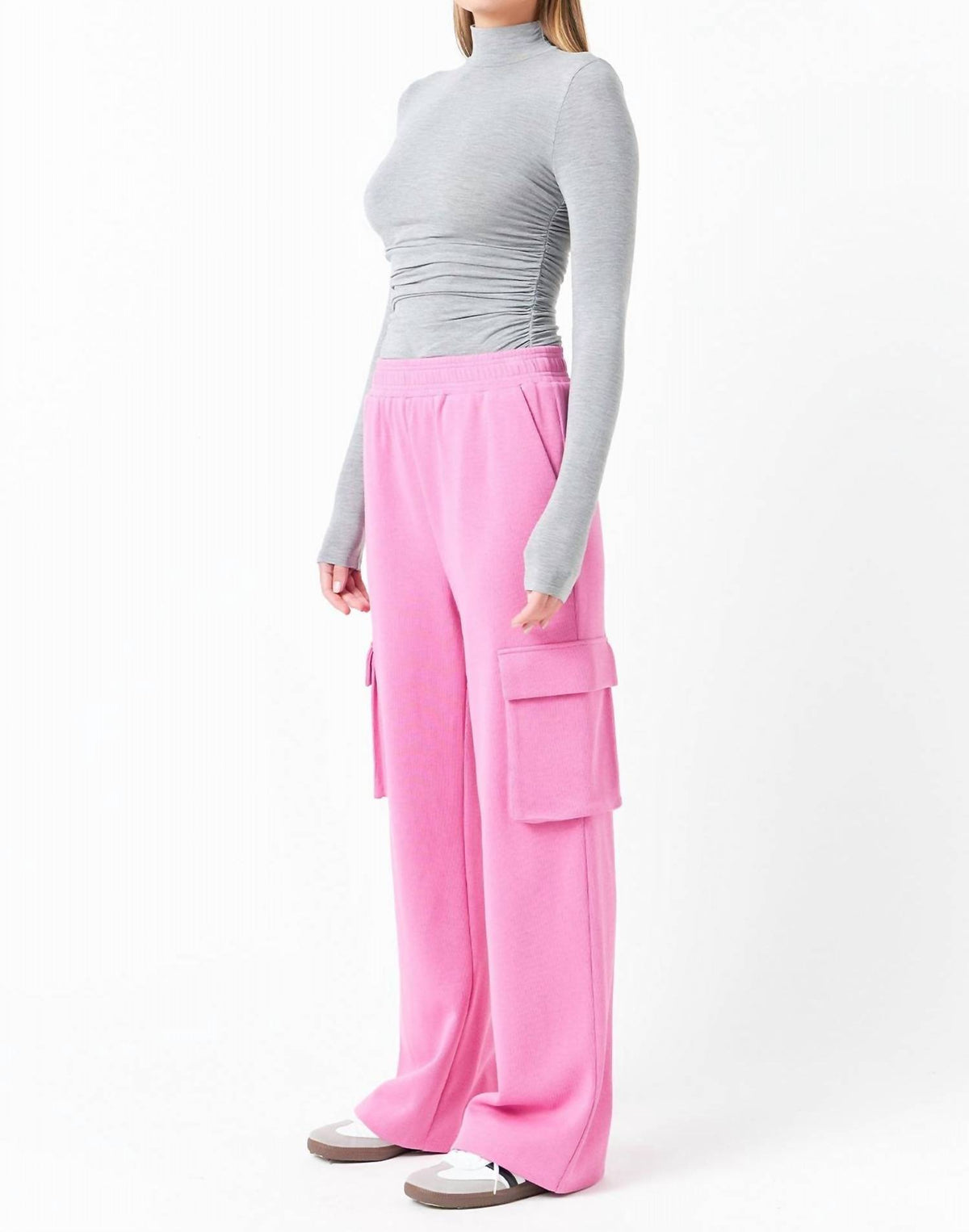 Endless Rose - Wide Knit Cargo Pants