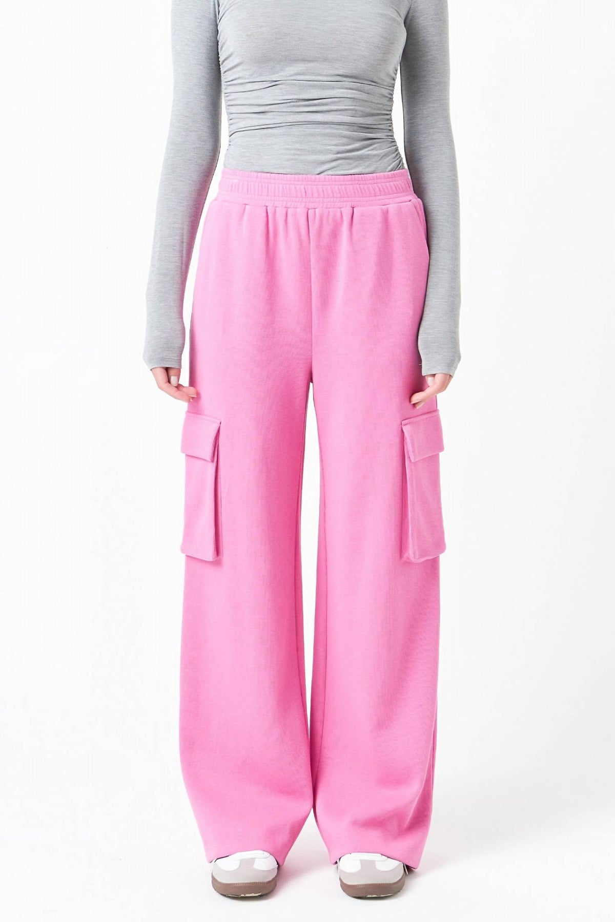 Endless Rose - Wide Knit Cargo Pants