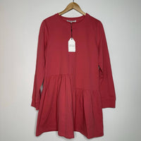 English Factory - Knit Unbalanced Seam Dress - clothing - cotton - dresses