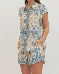 Entro - Abstract Print Short Set