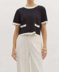 Entro - Amber Short Sleeve Top