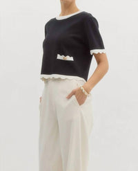 Entro - Amber Short Sleeve Top