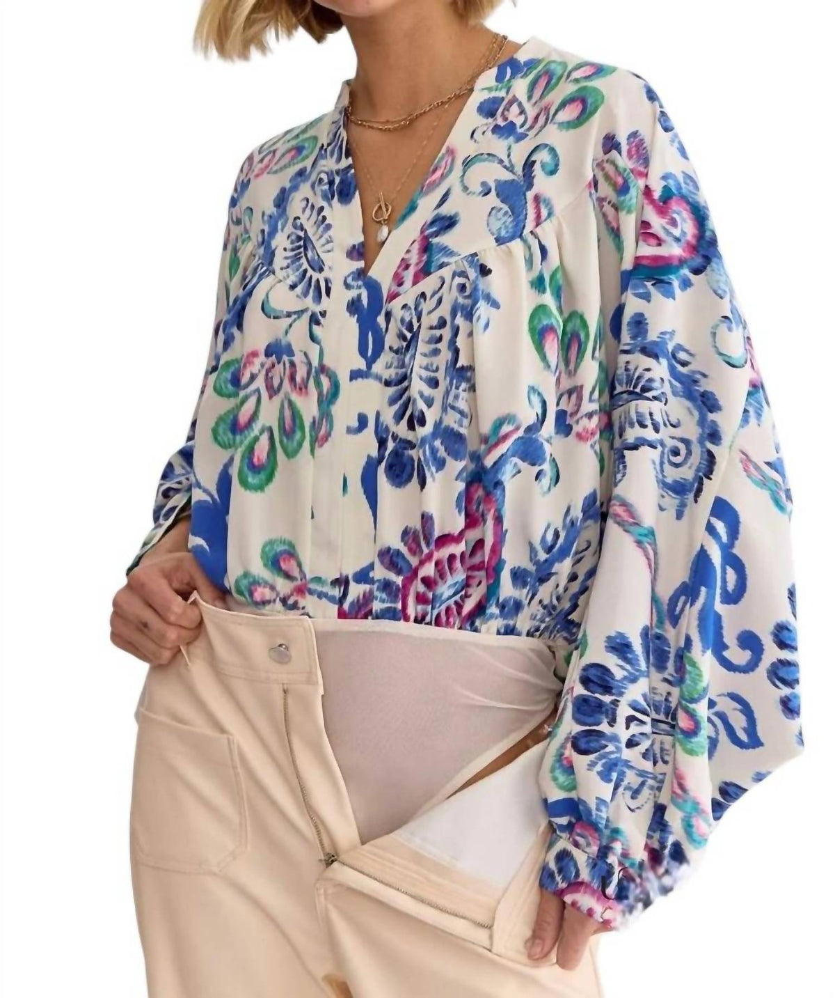 Entro - Ansley Draped Back Bodysuit