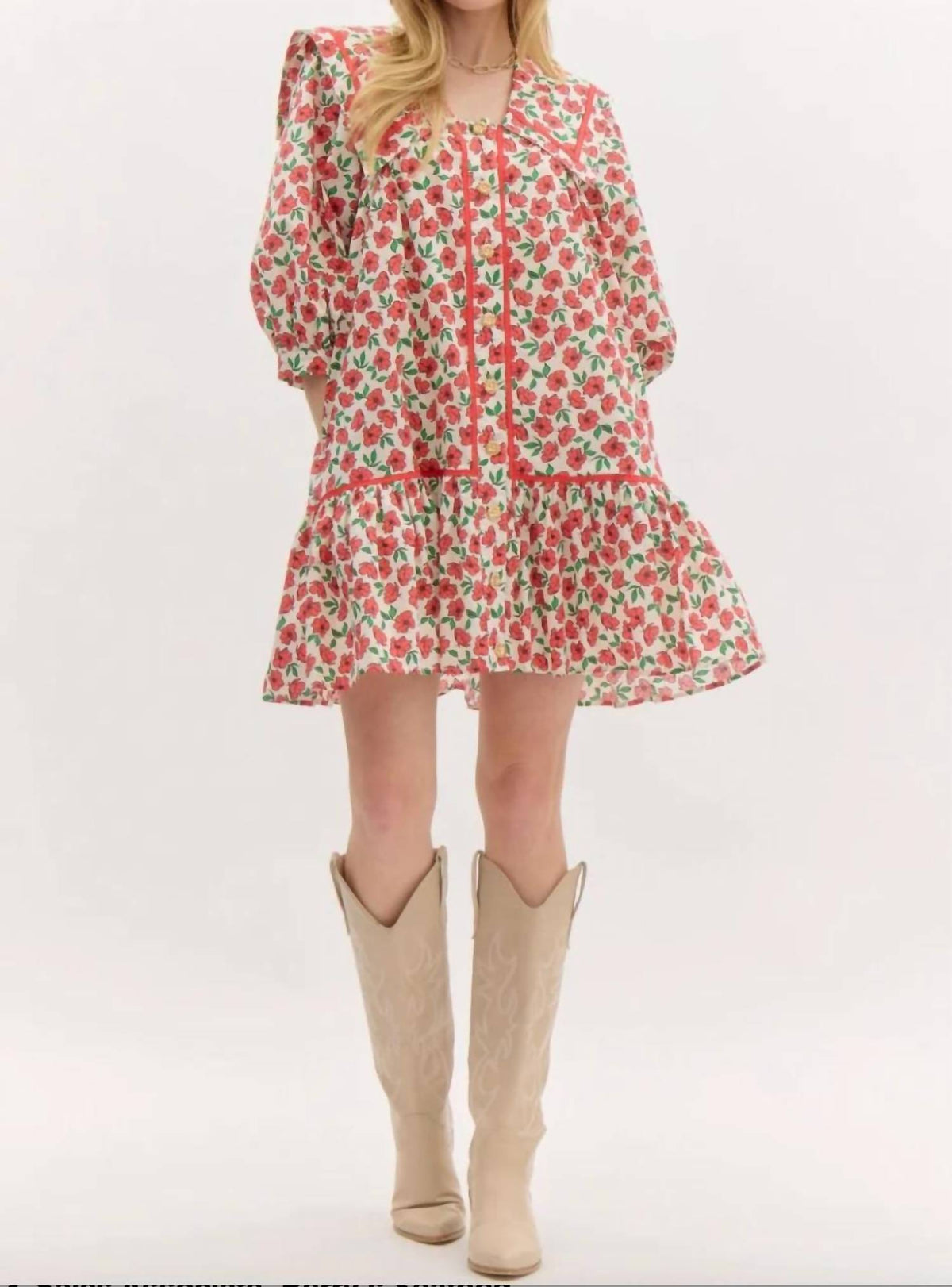 Entro - Be Mine Floral Dress