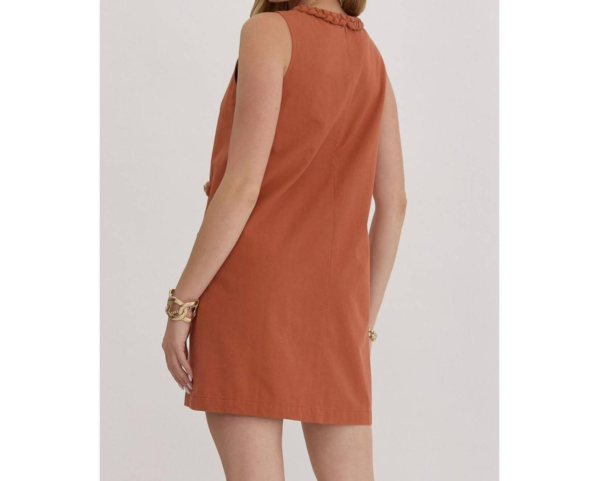 Entro - Braided Trim Dress