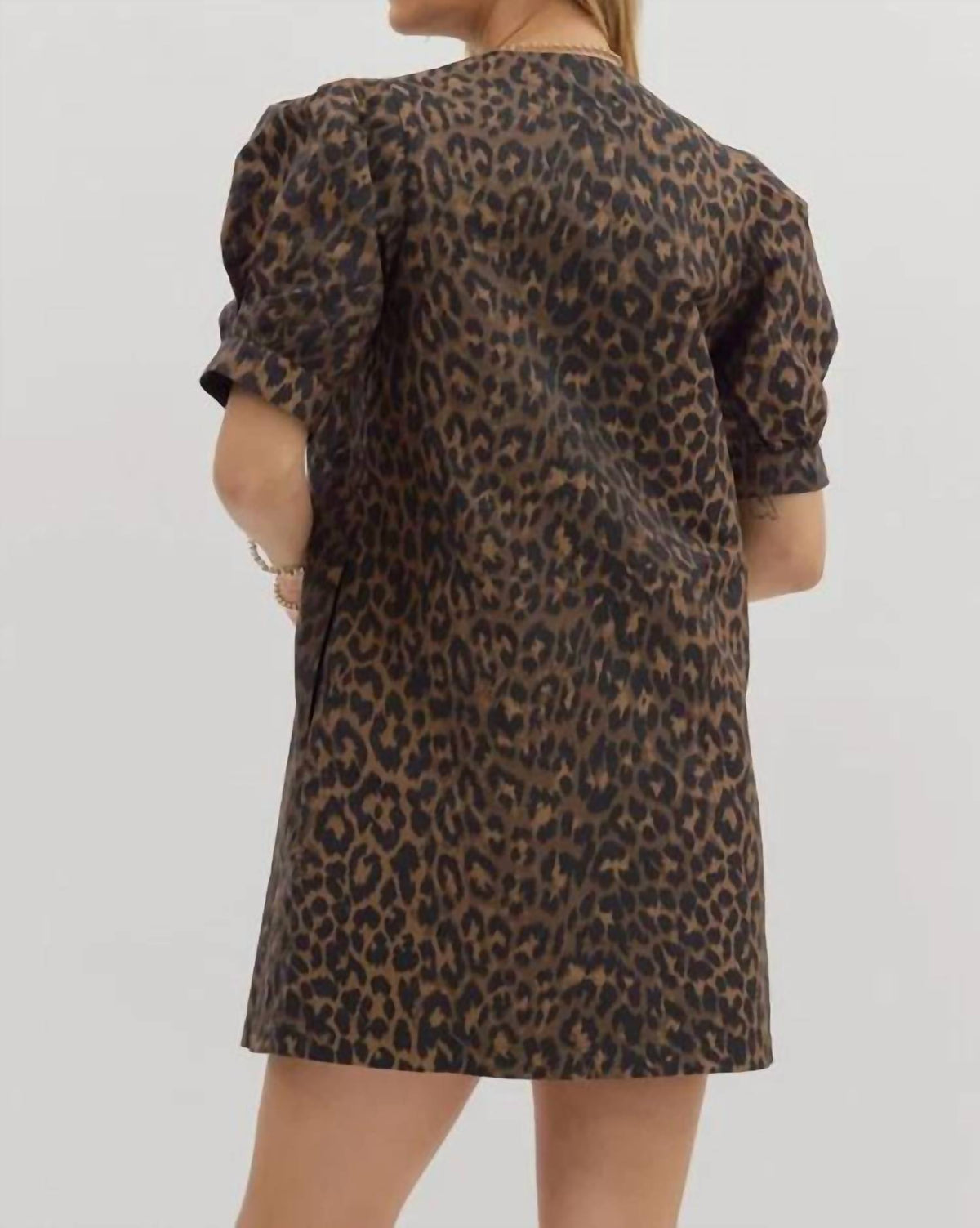 Entro - Button Mini Dress