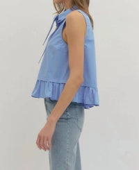 Entro - Caroline Tie Neck Top