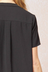 Entro - Classic & Chic Top - black - blouses - clothing
