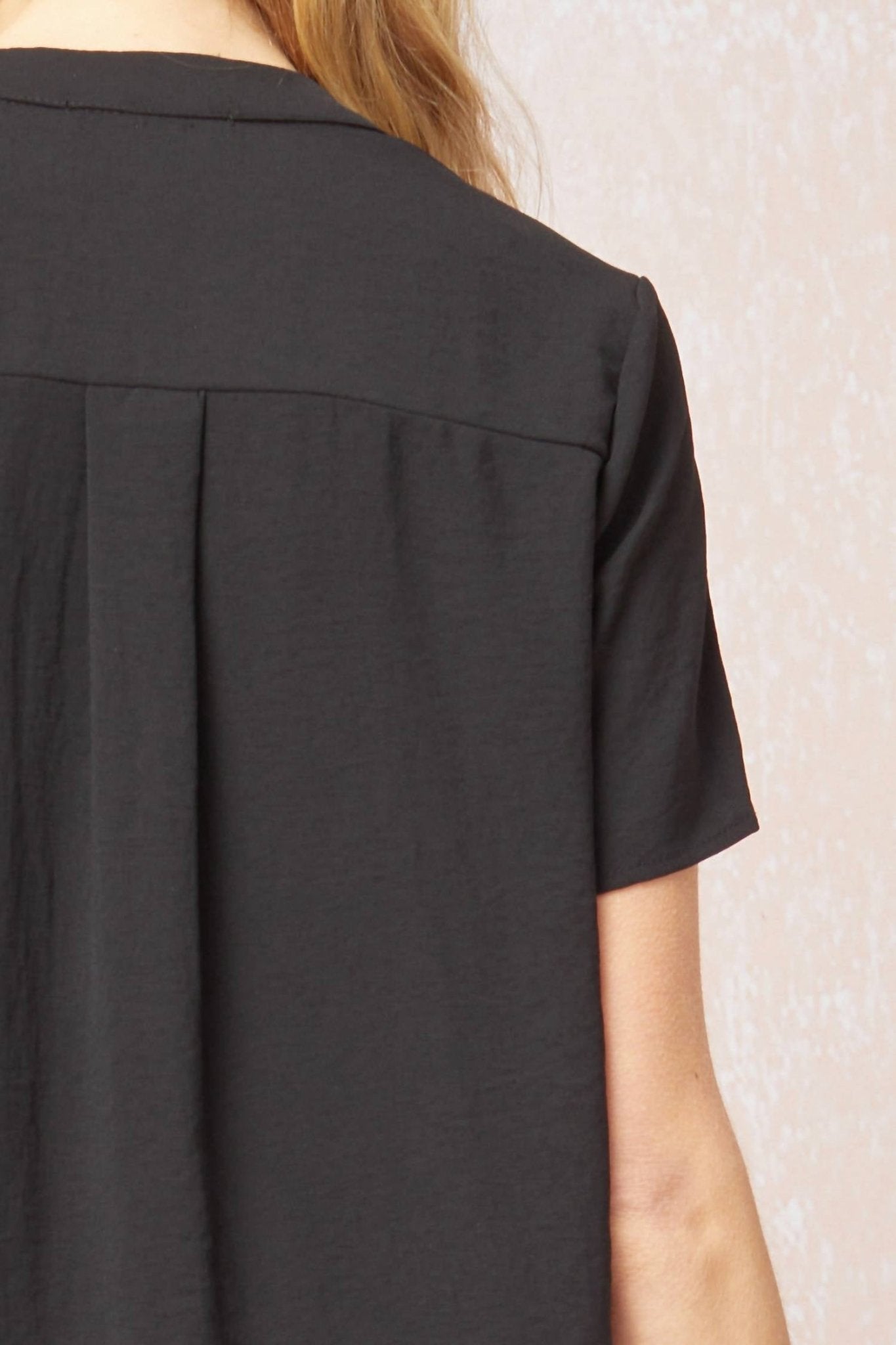 Entro - Classic & Chic Top - black - blouses - clothing