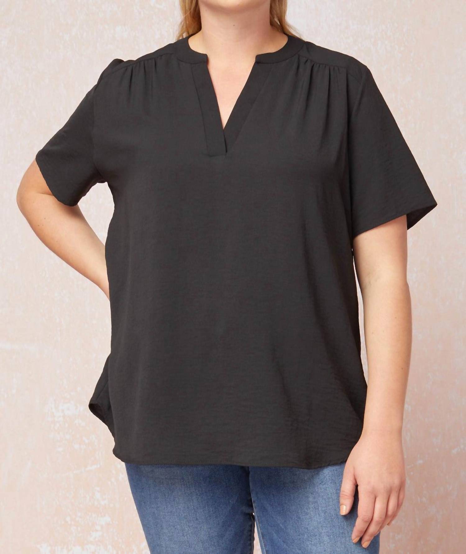 Entro - Classic & Chic Top - black - blouses - clothing